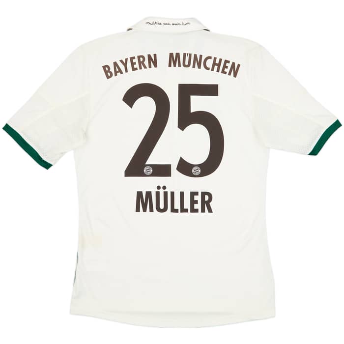 2013-14 Bayern Munich Away Shirt Muller #25 (S)