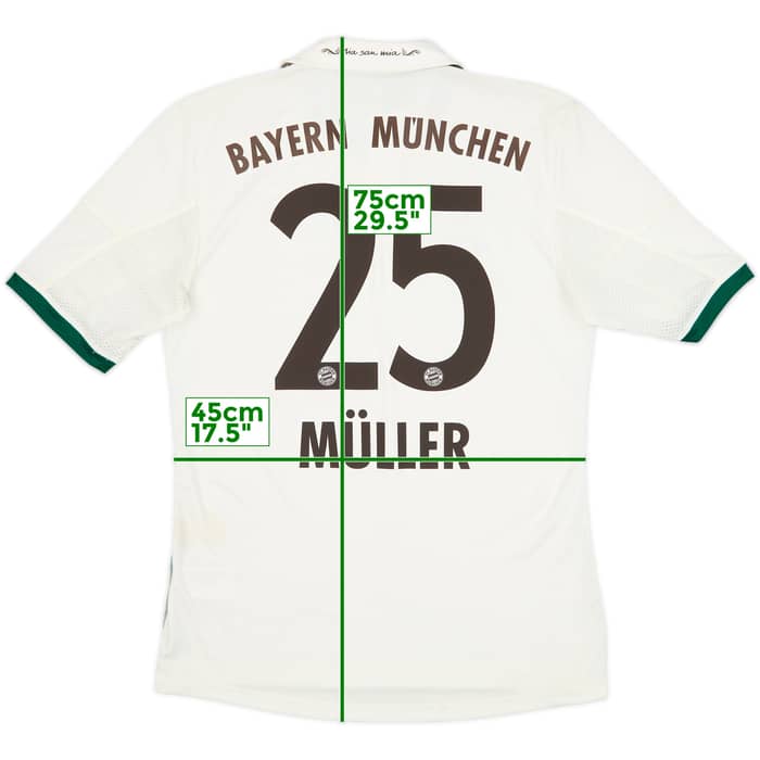 2013-14 Bayern Munich Away Shirt Muller #25 (S)
