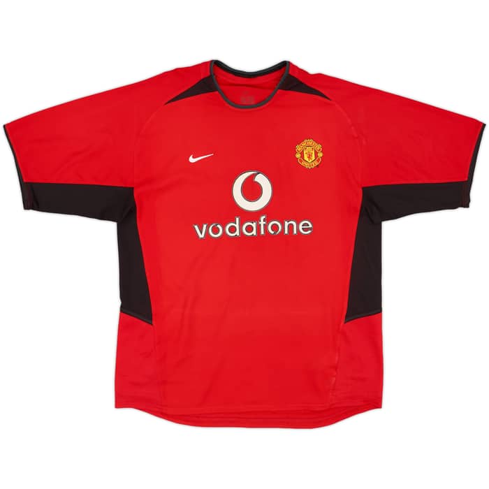 2002-04 Manchester United Home Shirt Ronaldo #7 - 6/10 - (L)