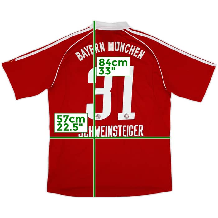 2006-07 Bayern Munich Home Shirt Schweinsteiger #31 - 7/10 - (L)