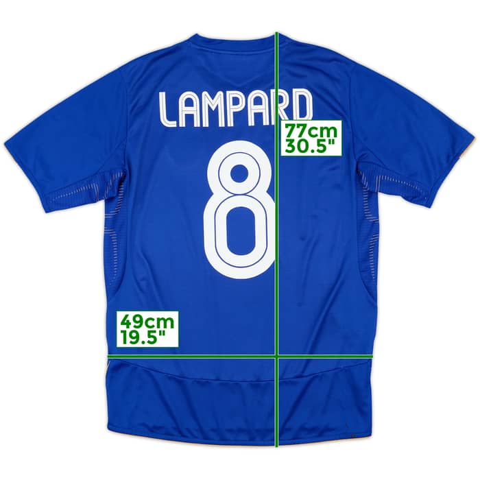 2005-06 Chelsea Centenary Home Shirt Lampard #8 - 6/10 - (M)