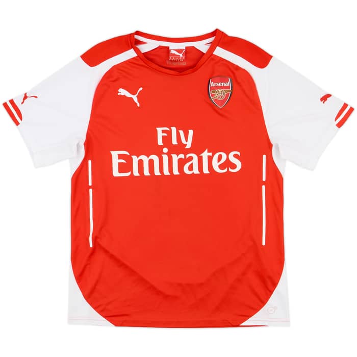 2014-15 Arsenal Home Shirt Arteta #8 - 8/10 - (M)