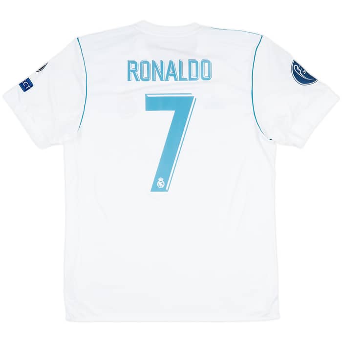 2017-18 Real Madrid 'Final Kyiv 2018' Home Shirt Ronaldo #7 (L)