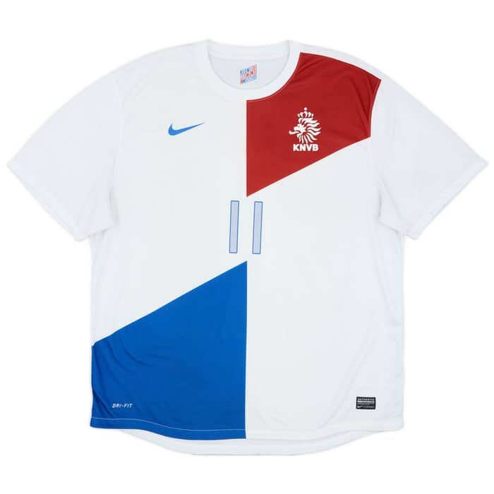 2013-14 Netherlands Away Shirt Robben #11 - 7/10 - (XXL)
