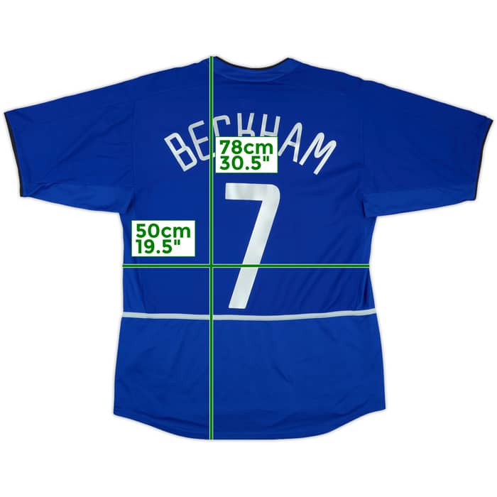 2002-03 Manchester United Third Shirt Beckham #7 - 6/10 - (M)