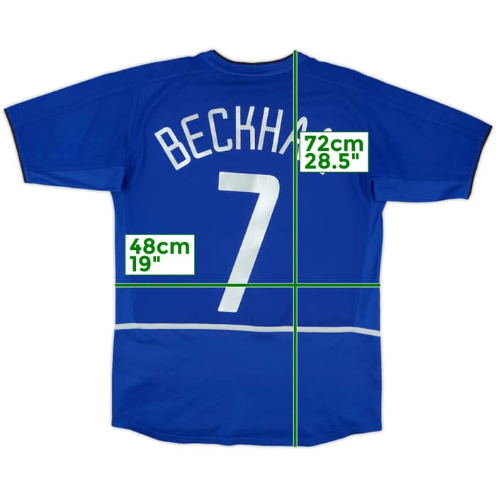 2002-03 Manchester United Third Shirt Beckham #7 - 5/10 - (XL.Boys)