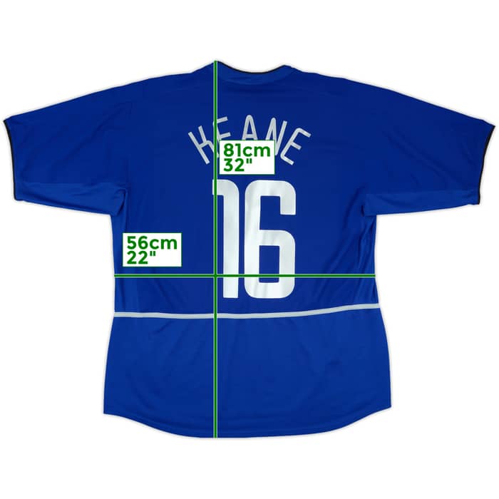 2002-03 Manchester United Third Shirt Keane #16 - 5/10 - (XL)