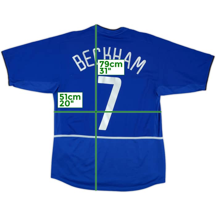 2002-03 Manchester United Third Shirt Beckham #7 - 6/10 - (M)
