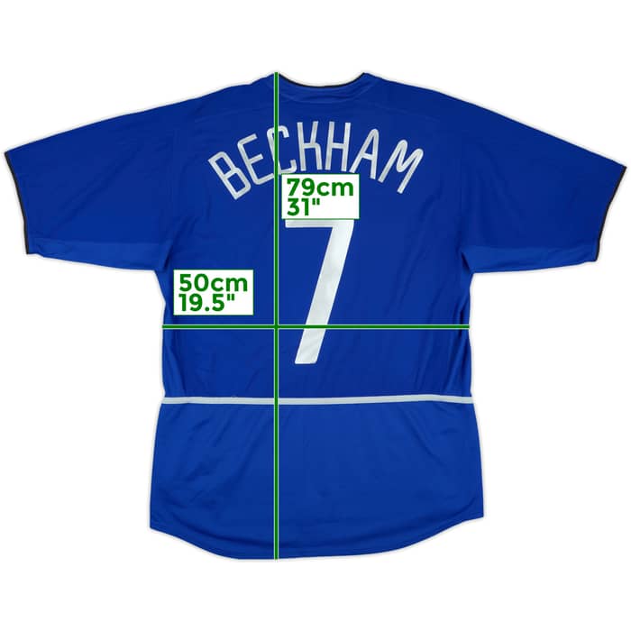 2002-03 Manchester United Third Shirt Beckham #7 - 5/10 - (M)