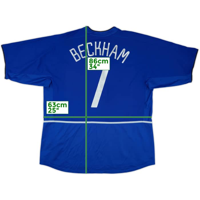 2002-03 Manchester United Third Shirt Beckham #7 - 6/10 - (XXL)