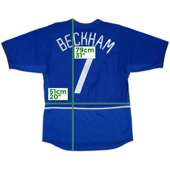 2002-03 Manchester United Third Shirt Beckham #7 - 4/10 - (M)
