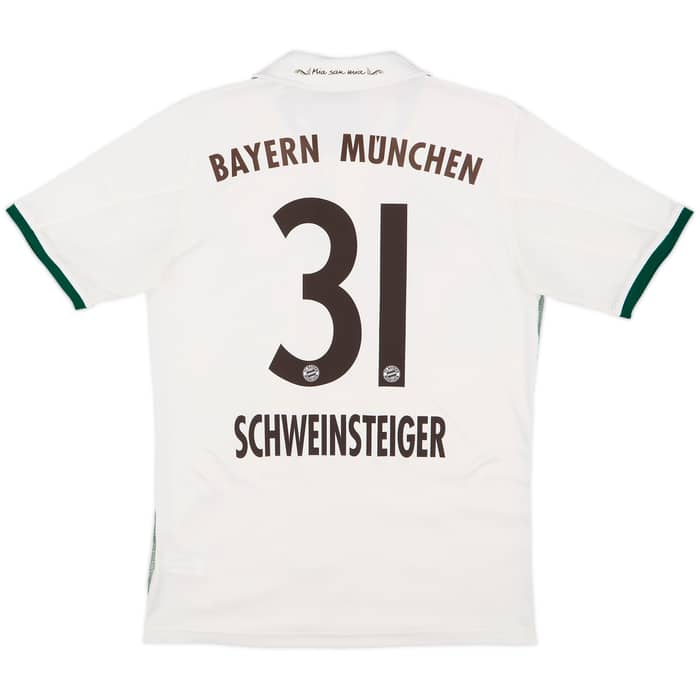 2013-14 Bayern Munich Away Shirt Schweinsteiger #31 - 8/10 - (XL.Boys)