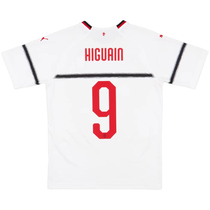 2018-19 AC Milan Away Shirt Higuain #9 - 8/10 - (M)