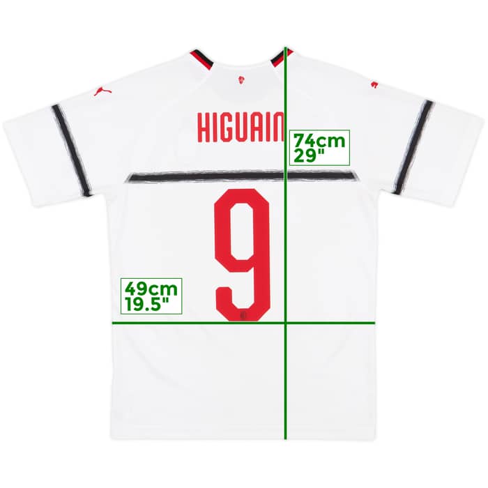 2018-19 AC Milan Away Shirt Higuain #9 - 8/10 - (M)