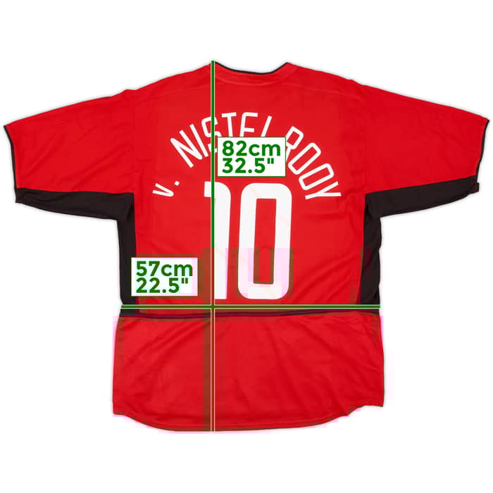 2002-04 Manchester United Home Shirt v.Nistelrooy #10 - 5/10 - (XL)