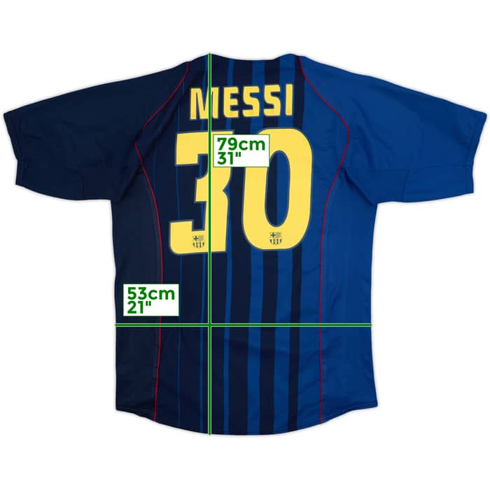 2004-05 Barcelona Away Shirt Messi #30 - 8/10 - (L)