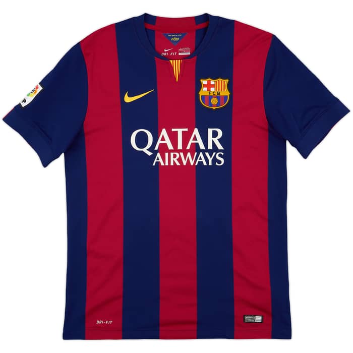 2014-15 Barcelona Home Shirt Messi #10 - 9/10 - (L)