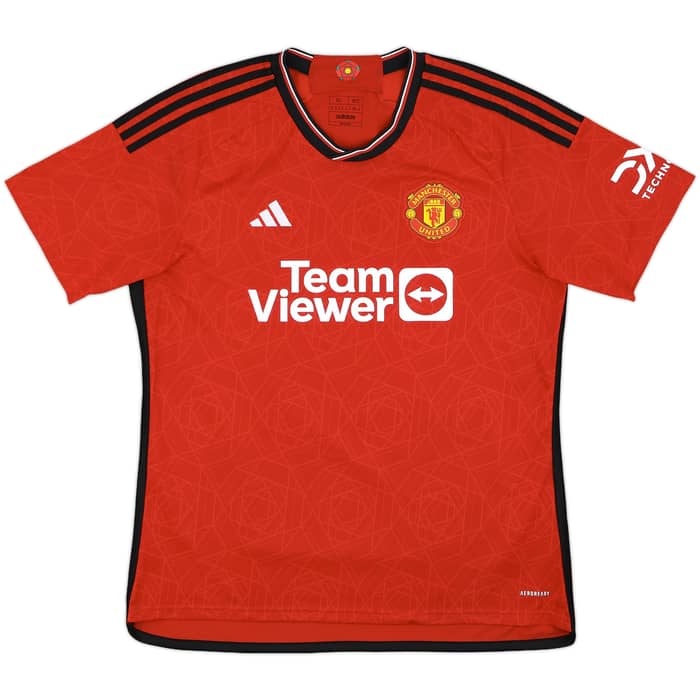 2023-24 Manchester United Home Shirt Højlund #11 - 10/10 - (XL)