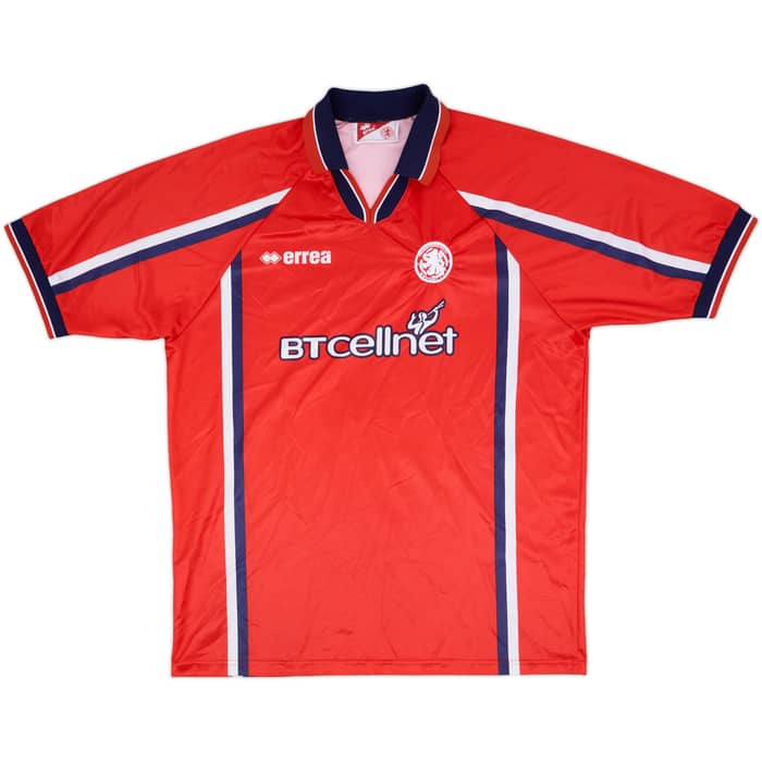 1999-00 Middlesbrough Home Shirt Juninho #23 - 7/10 - (XL)