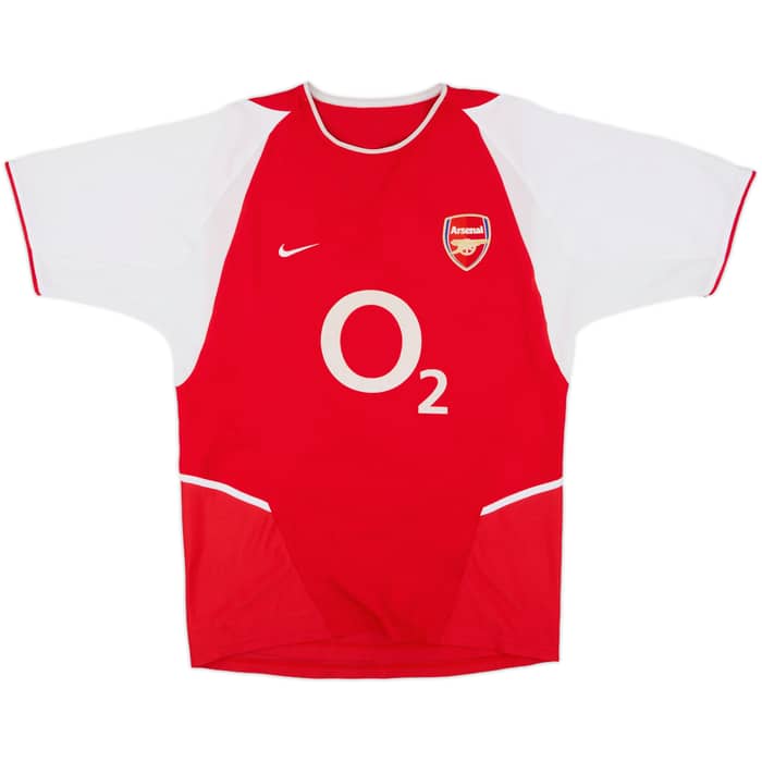 2002-04 Arsenal Home Shirt Bergkamp #10 - 8/10 - (L)