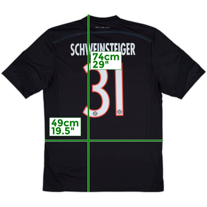2014-15 Bayern Munich Third Shirt Schweinsteiger #31 - 8/10 - (M)