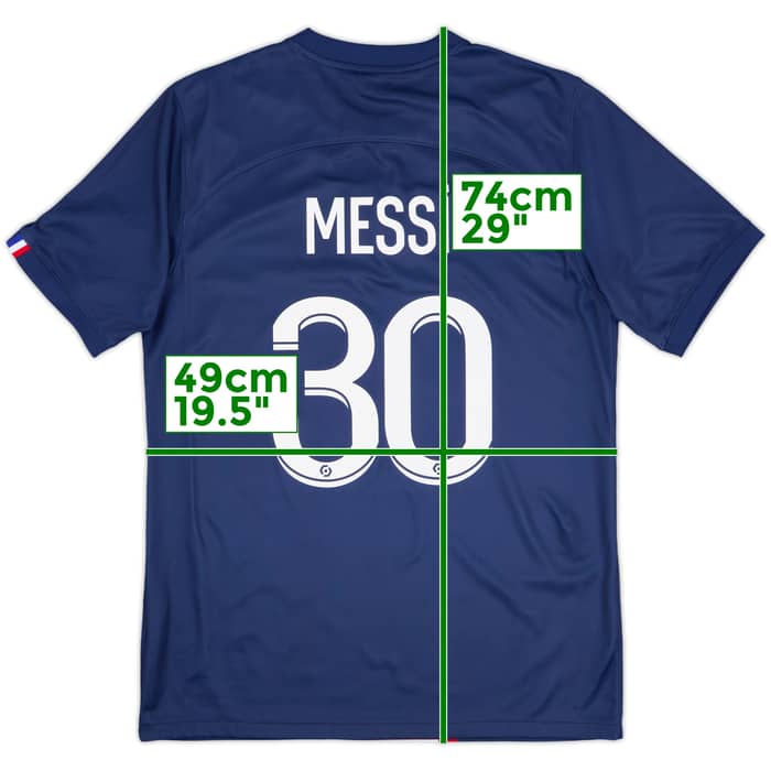 2022-23 Paris Saint-Germain Home Shirt Messi #30 - 10/10 - (M)