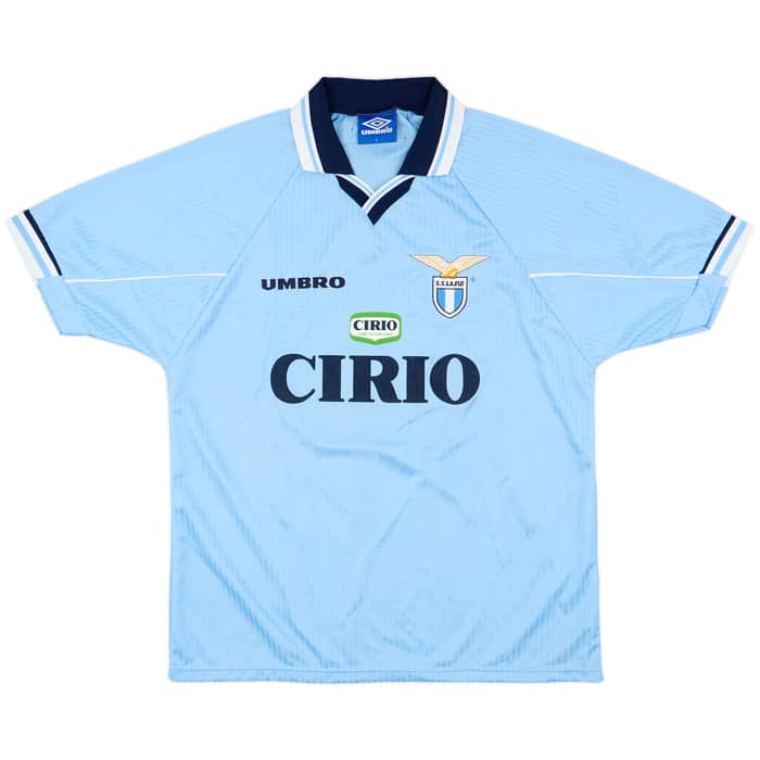 1997-98 Lazio Home Shirt Nesta #13 - 8/10 - (L)