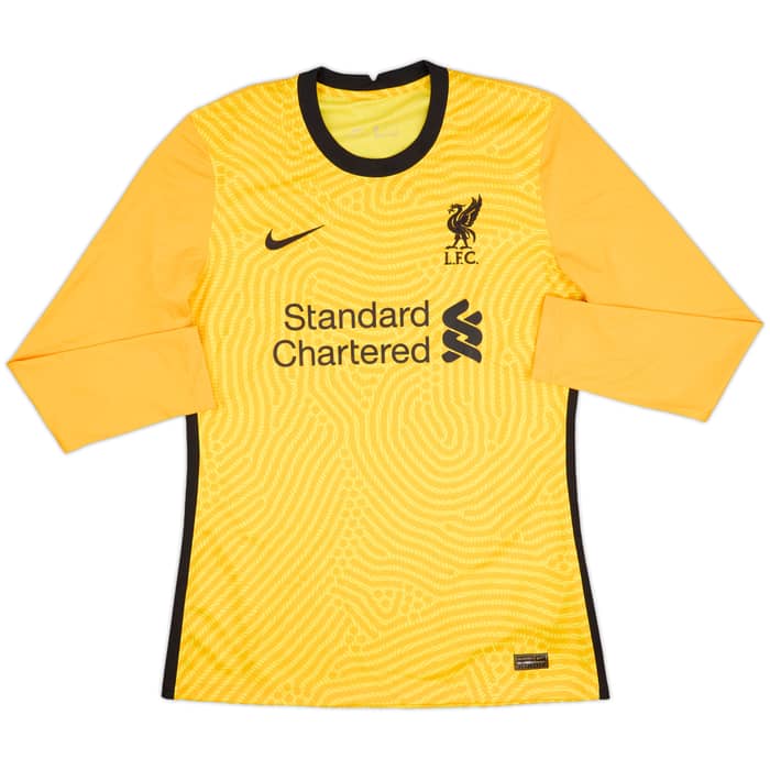 2020-21 Liverpool GK Shirt A.Becker #1 - 9/10 - (L)