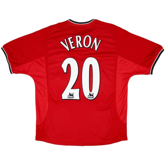 2000-02 Manchester United Home Shirt Veron #20 - 8/10 - (L)
