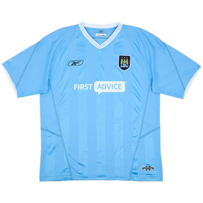 2003-04 Manchester City Home Shirt Anelka #39 - 8/10 - (L)