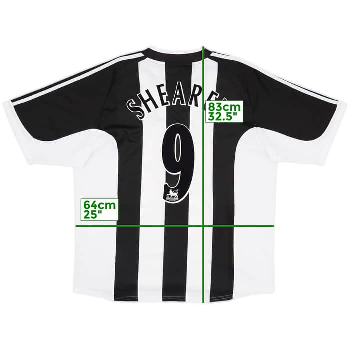 2001-03 Newcastle Home Shirt Shearer #9 - 8/10 - (XXL)