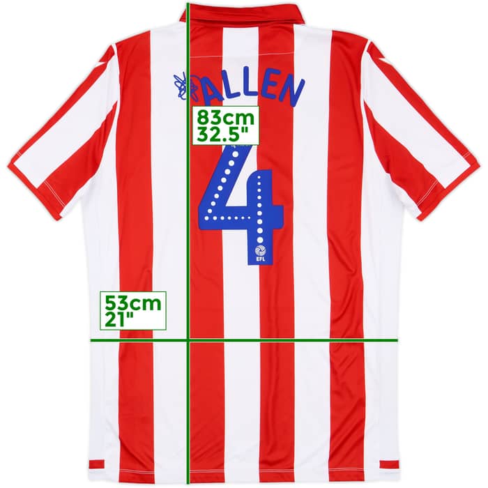 2019-20 Stoke City Home Shirt Allen #4 - 8/10 - (XXL)