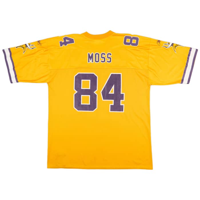 2001 Minnesota Vikings Moss #84 Reebok Alternate Jersey (Excellent) XL