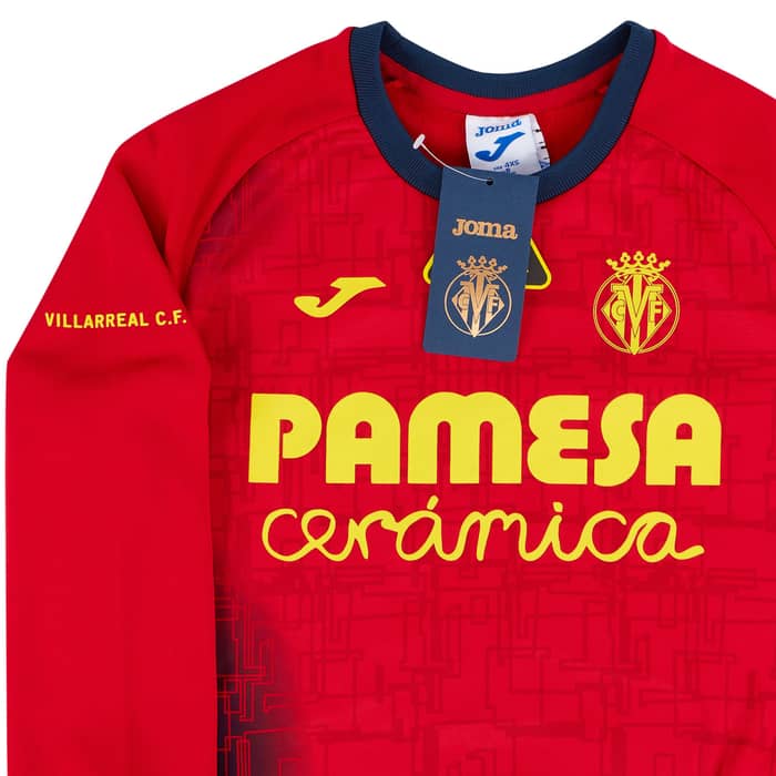2020-21 Villarreal Joma Training Sweat Top - NEW - (KIDS)