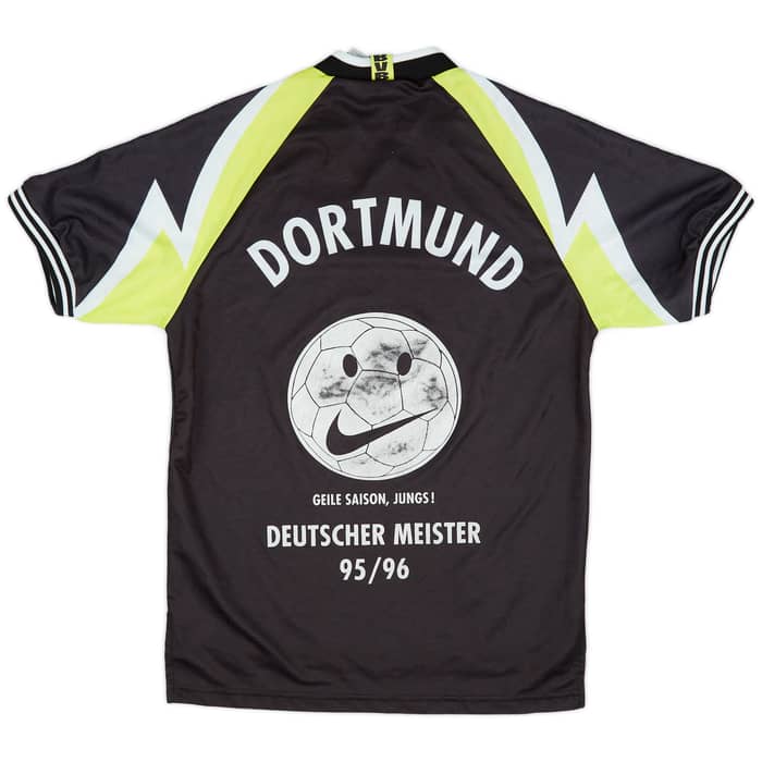 1995-96 Borussia 'Deutscher Meister' Dortmund Away Shirt - 6/10 - (XS)