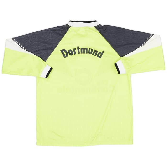 1990-91 Borussia Dortmund Home L/S Shirt - 7/10 - (XXL)