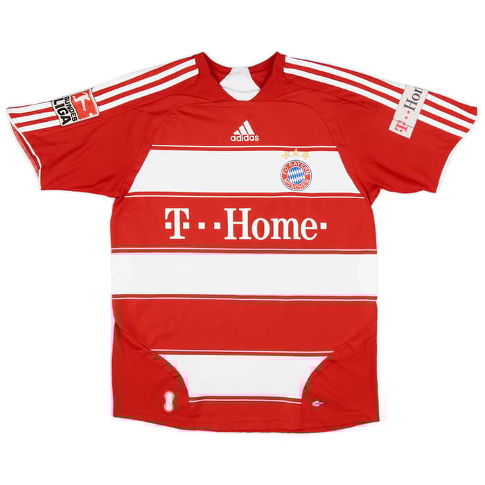2007-08 Bayern Munich Home Shirt Ribery #7 - 6/10 - (XL.Boys)