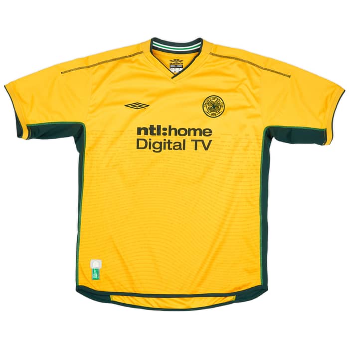 2002-03 Celtic Away Shirt Lennon #18 - 7/10 - (XL)