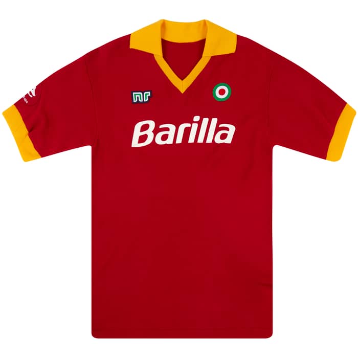 1986-87 Roma NR-Reissue Home Shirt #7 (Conti) L