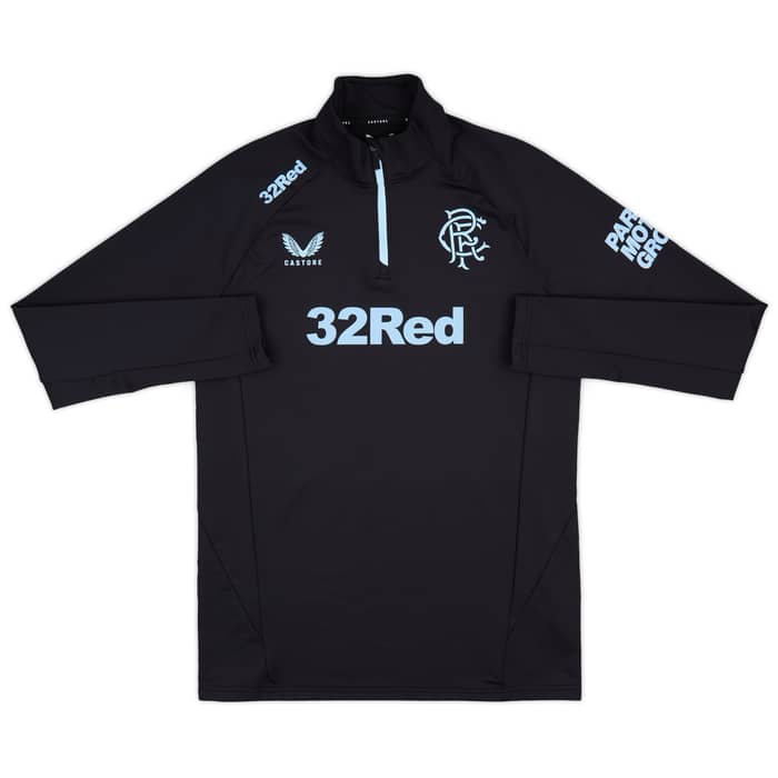 2024-25 Rangers Castore 1/4 Zip Training Top - 9/10 - (S)
