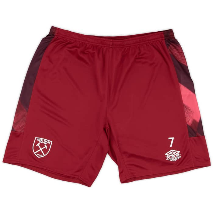2022-23 West Ham Player Issue Training Shorts #