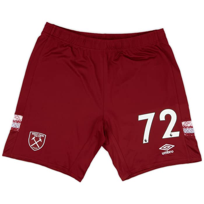 2022-23 West Ham Player Issue Home Shorts #