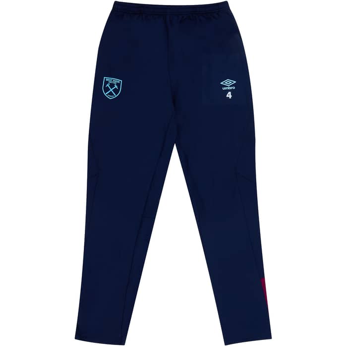 2020-21 West Ham Player Issue Training Pants/Bottoms # (Good)
