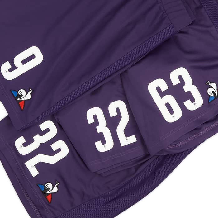 2017-18 Fiorentina Player Issue Home Shorts # - 5/10