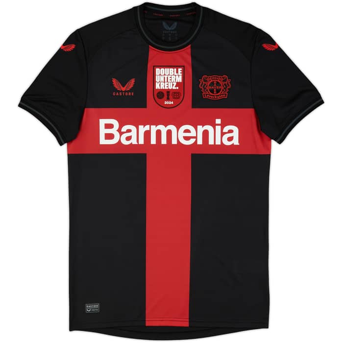 2023-24 Bayer Leverkusen Home 'Double Cup Winners' Shirt