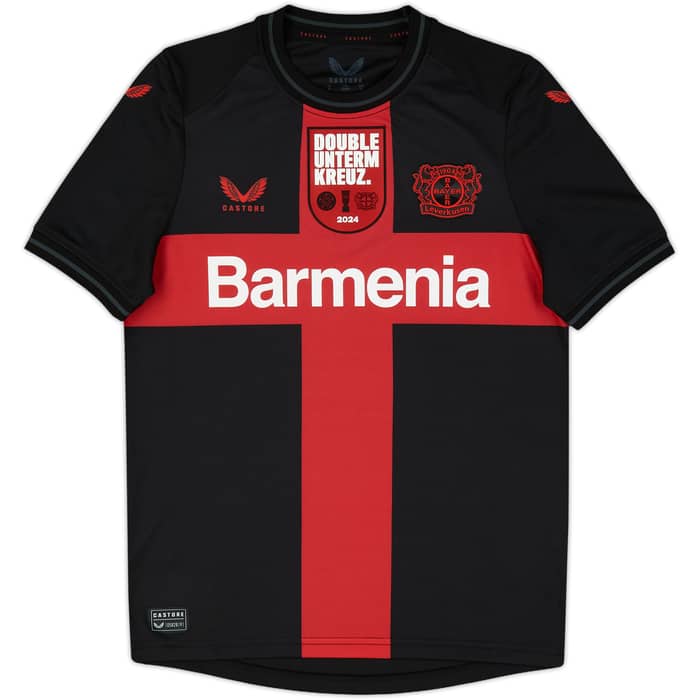 2023-24 Bayer Leverkusen Home 'Double Cup Winners' Shirt (L.Kids)