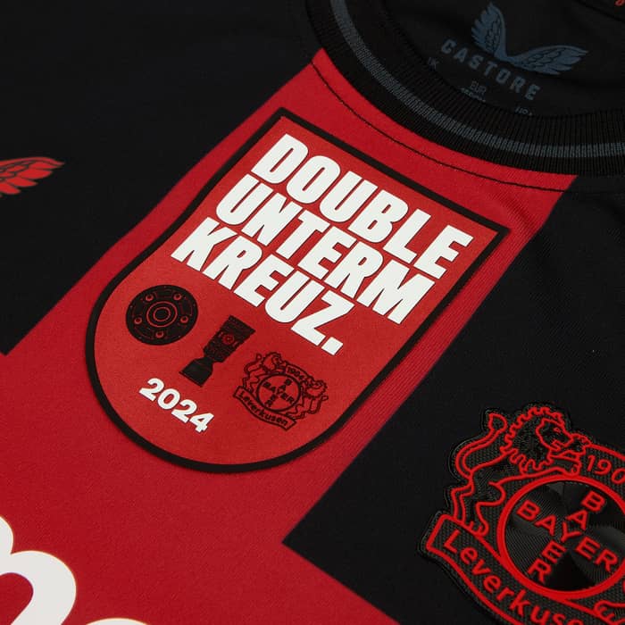 2023-24 Bayer Leverkusen Home 'Double Cup Winners' Shirt (L.Kids)