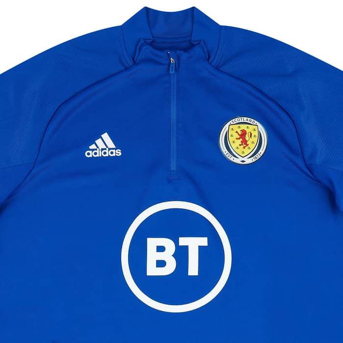 2020-21 Scotland Player Issue 1/4 Zip Training Top (Excellent)