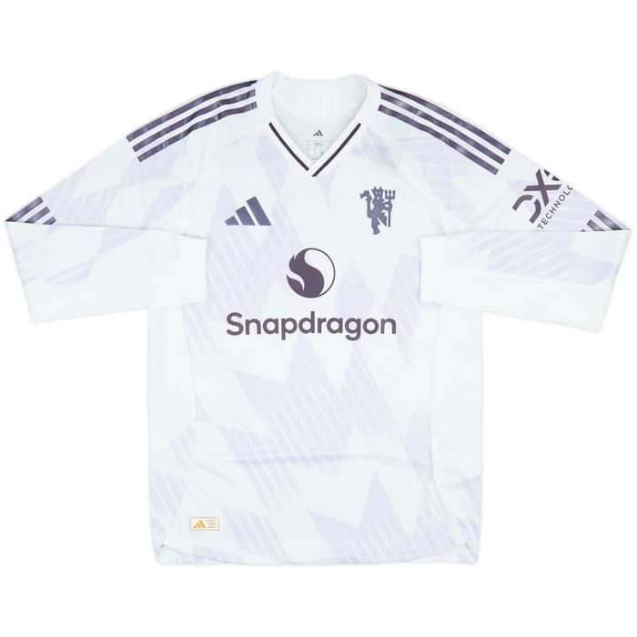 2025-26 Manchester United Authentic Away L/S Shirt B.Fernandes #8