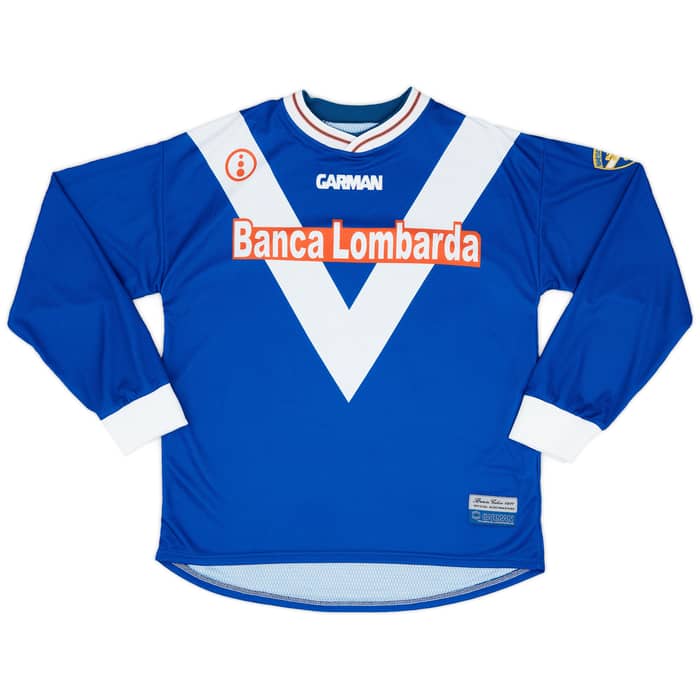 2001-02 Brescia Garman Reissue Home L/S Shirt Guardiola #28
